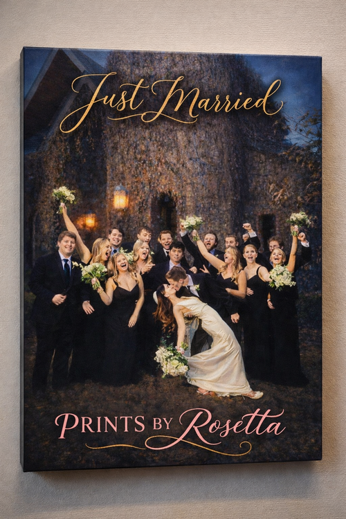 CUSTOM MEMORIAL CANVAS-EDITED BY ROSETTA| )11x14x1.5